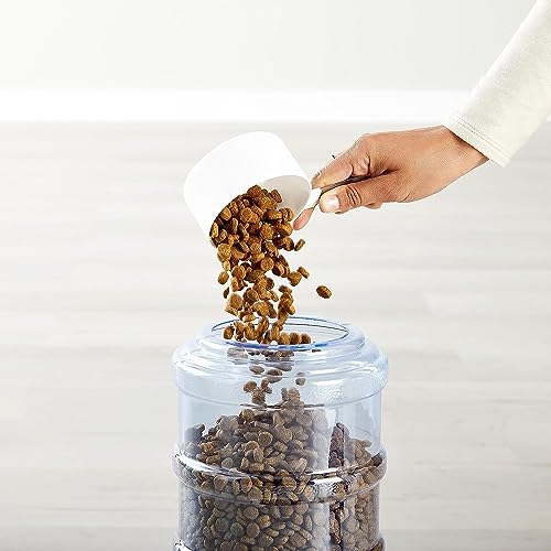 Basics Gravity Pet Food Feeder, Small (1-Gallon Capacity)