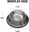 Stainless Steel Cat/Dog Bowls with Rubber Base Non-Slip Kitten/Rabbit/Puppy Dish,Pets Feeder Bowl and Water Bowl