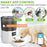 WiFi Automatic Cat & Dog Feeder 4L Food Container Timed Pet Food Dispenser with Programmable Portion Control Remote APP Control 10s Voice Recorder and Clog-Free Design for Small to Medium Pets