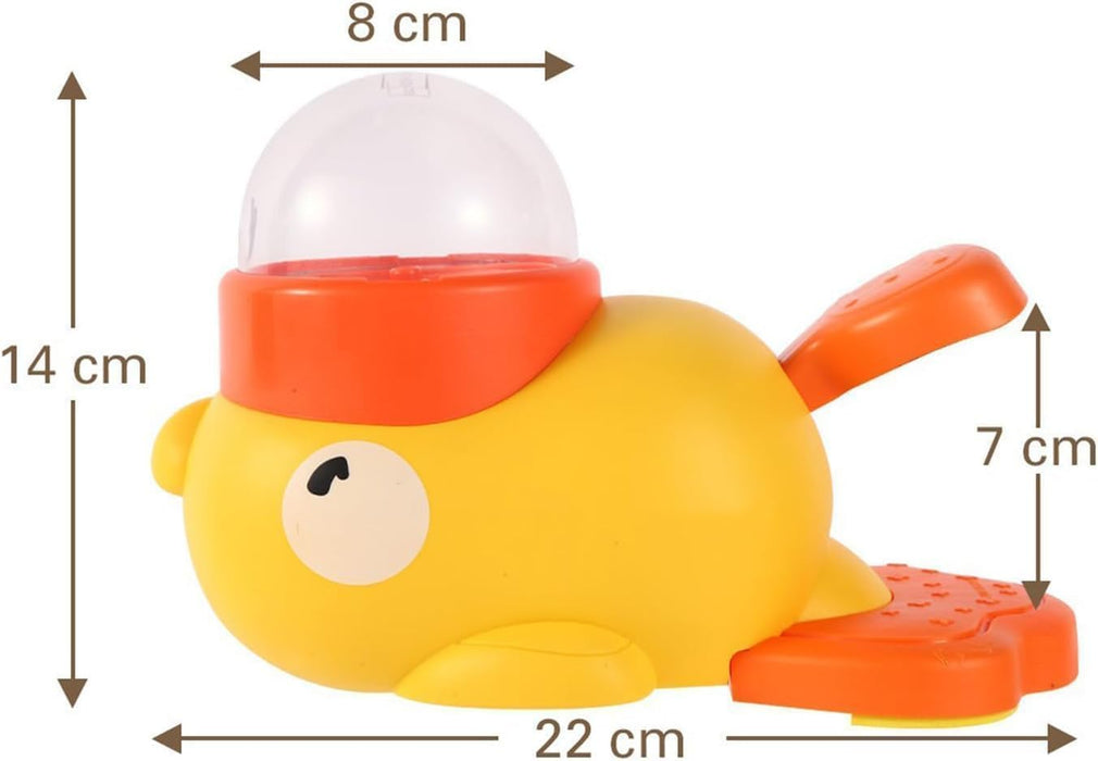 2-in-1 Interactive Dog Slow Feeder Puzzle Toy Durable Duck Shaped Design for Small Medium Dogs Promotes IQ Training Reduces Bloating Anti Gulping Fun Mealtime Feeding Solution