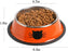 Stainless Steel Cat/Dog Bowls with Rubber Base Non-Slip Kitten/Rabbit/Puppy Dish,Pets Feeder Bowl and Water Bowl