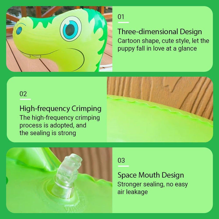 Dog Float - Pink Bear Design Inflatable Rafts for Small