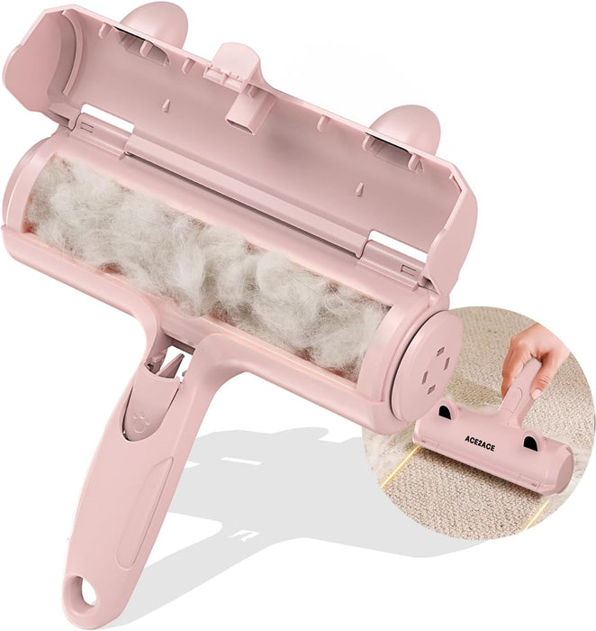 Pet Hair Remover Roller, Reusable Animal Hair Removal Brush for Dogs and Cats, Self Clean Pet Fur from Carpet, Furniture, Rugs, Laundry, Clothes and Bedding, Sofa
