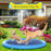 Dog Water Toys, Anti-Slip Splash Pad for Dogs Thickened Durable Upgrade Sprinkler Pad Pet Summer Outdoor Water Toys Backyard Fountain Play Toy, Blue