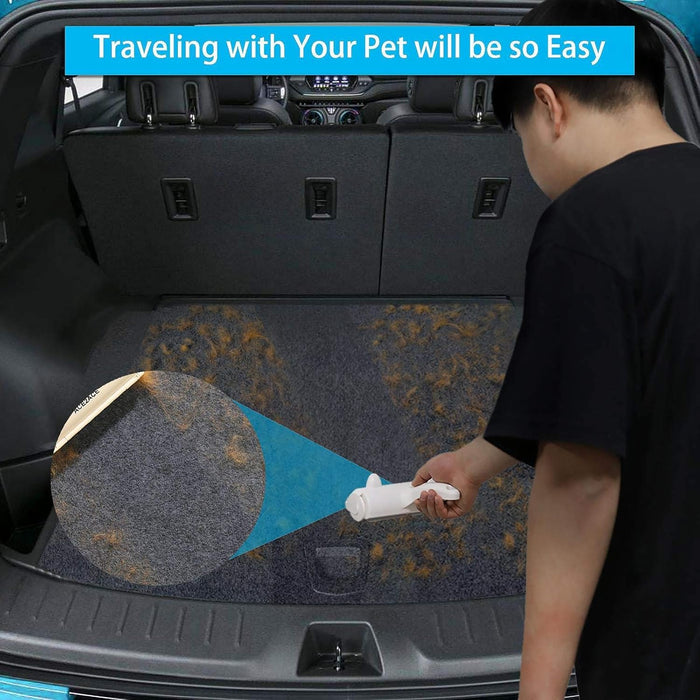 Pet Hair Remover Roller, Reusable Animal Hair Removal Brush for Dogs and Cats, Self Clean Pet Fur from Carpet, Furniture, Rugs, Laundry, Clothes and Bedding, Sofa