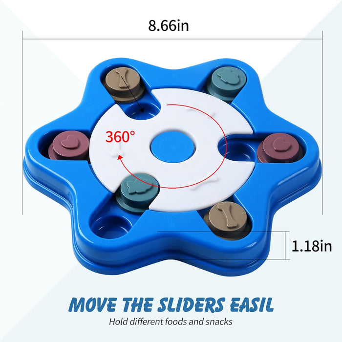 Dog Puzzle Toys Puppy, Puzzle Game Toy, Treat Dispenser for Dogs Training Funny Feeding