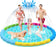 Dog Water Toys, Anti-Slip Splash Pad for Dogs Thickened Durable Upgrade Sprinkler Pad Pet Summer Outdoor Water Toys Backyard Fountain Play Toy, Blue
