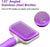 Cat Brush, Dog Brush, Self Cleaning Cat Dog Slicker Brush, Pet Grooming Comb Brush for Long and Short Haired Cats Dogs, Purple
