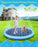 Dog Water Toys, Anti-Slip Splash Pad for Dogs Thickened Durable Upgrade Sprinkler Pad Pet Summer Outdoor Water Toys Backyard Fountain Play Toy, Blue