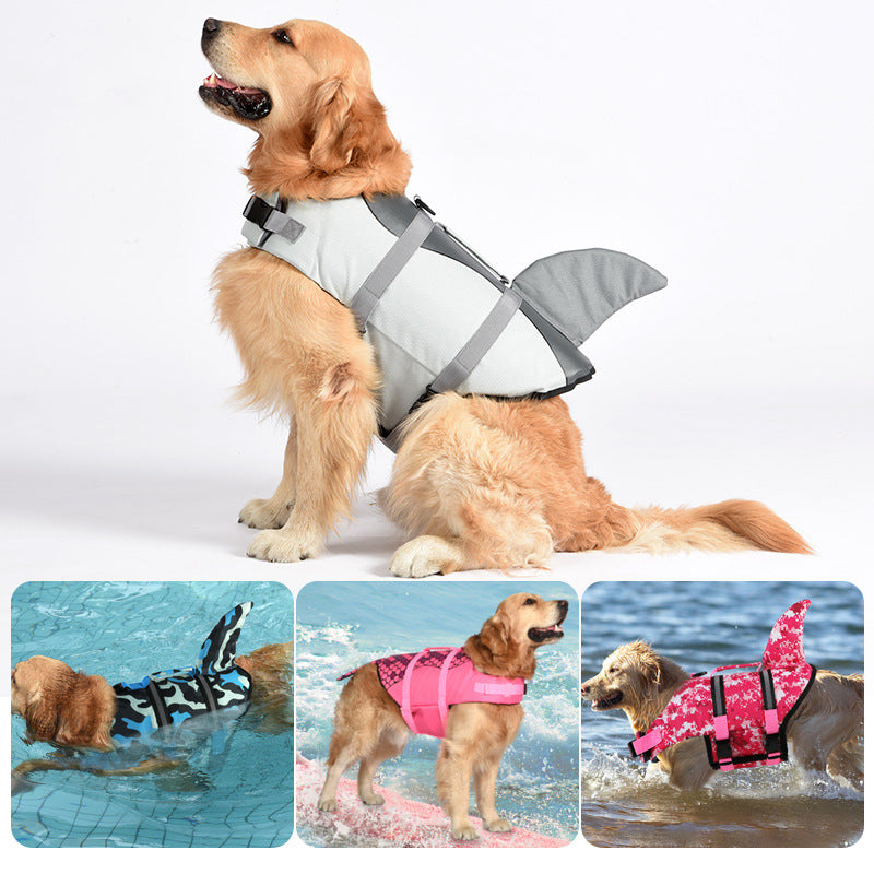 Pet Life Jacket Summer Mermaid Dog Swimming Clothes Small Dog French Bucket Golden Retriever Life Jacket