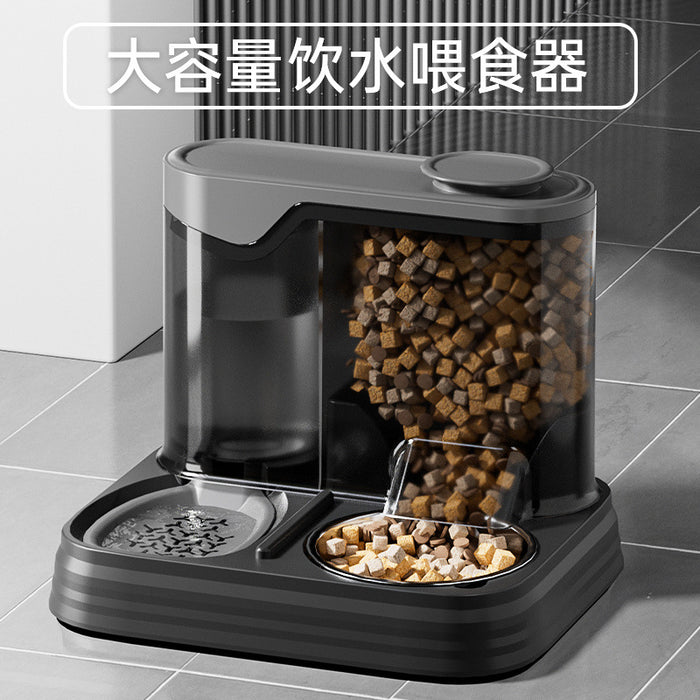 Pets&#039; Bowl Automatic Feeder Water Bowl Integrated Dog Bowl Water Dispenser Pet Supplies Pet Bowl Wholesale Dropshipping