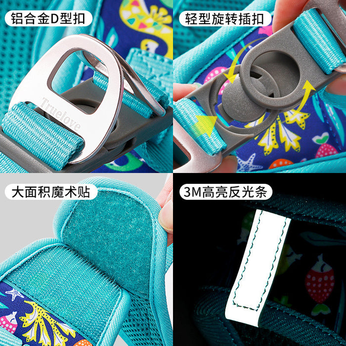 Dog Walking Small Dog Teddy Bomei Chest Back Vest