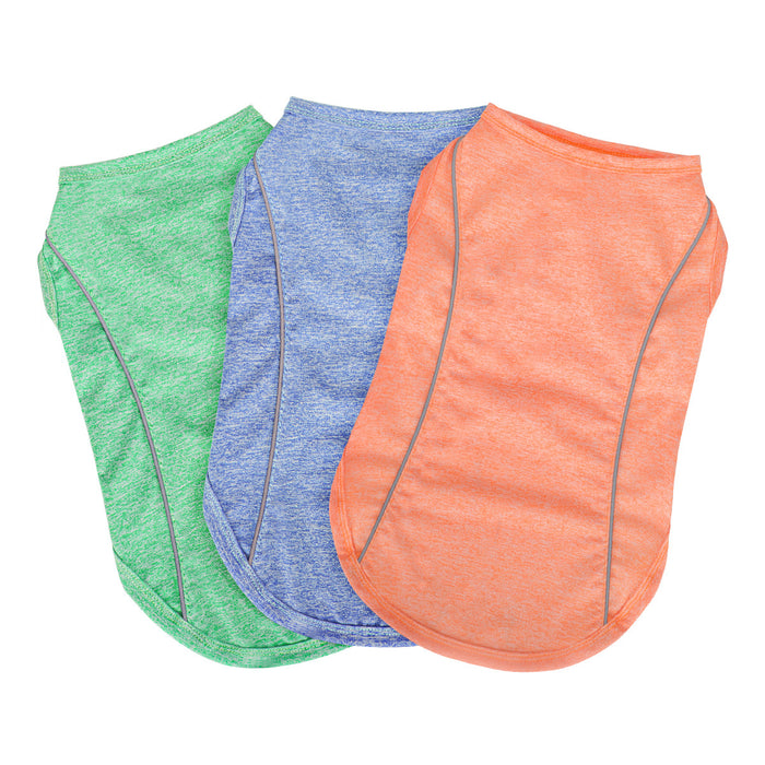 Dog Clothes Summer New Luminous Clothing Teddy Bomei Bago Small Dog Night Reflective Strip Clothing