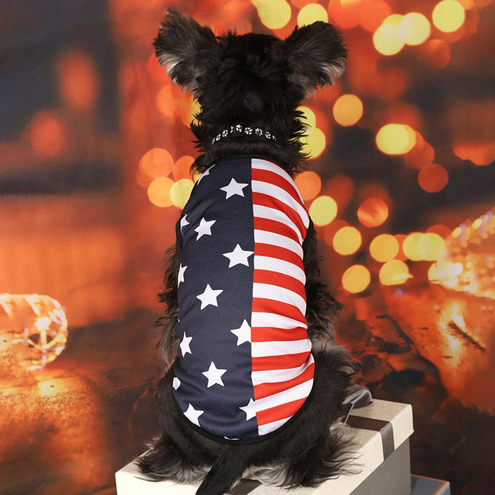Pet Cool Clothes Summer Outgoing Dog Clothes  Color Dog Vest Cat Clothes