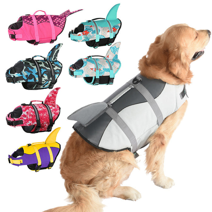 Pet Life Jacket Summer Mermaid Dog Swimming Clothes Small Dog French Bucket Golden Retriever Life Jacket